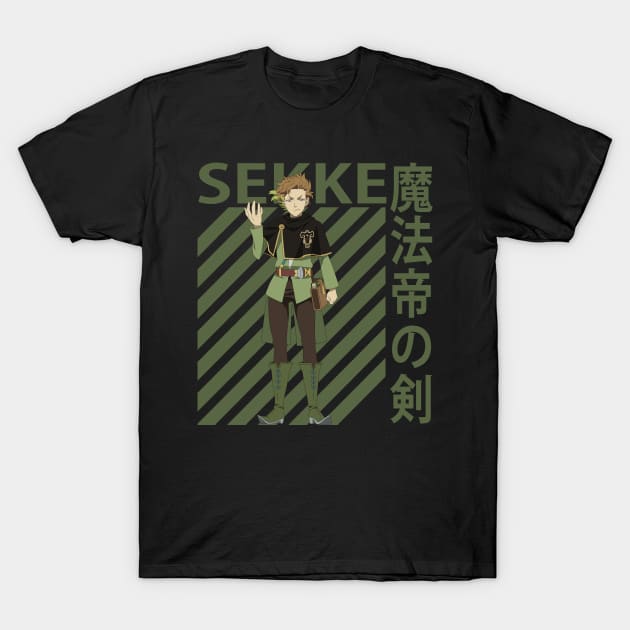 Sekke Bronzazza Black clover T-Shirt by TokyoLuv1